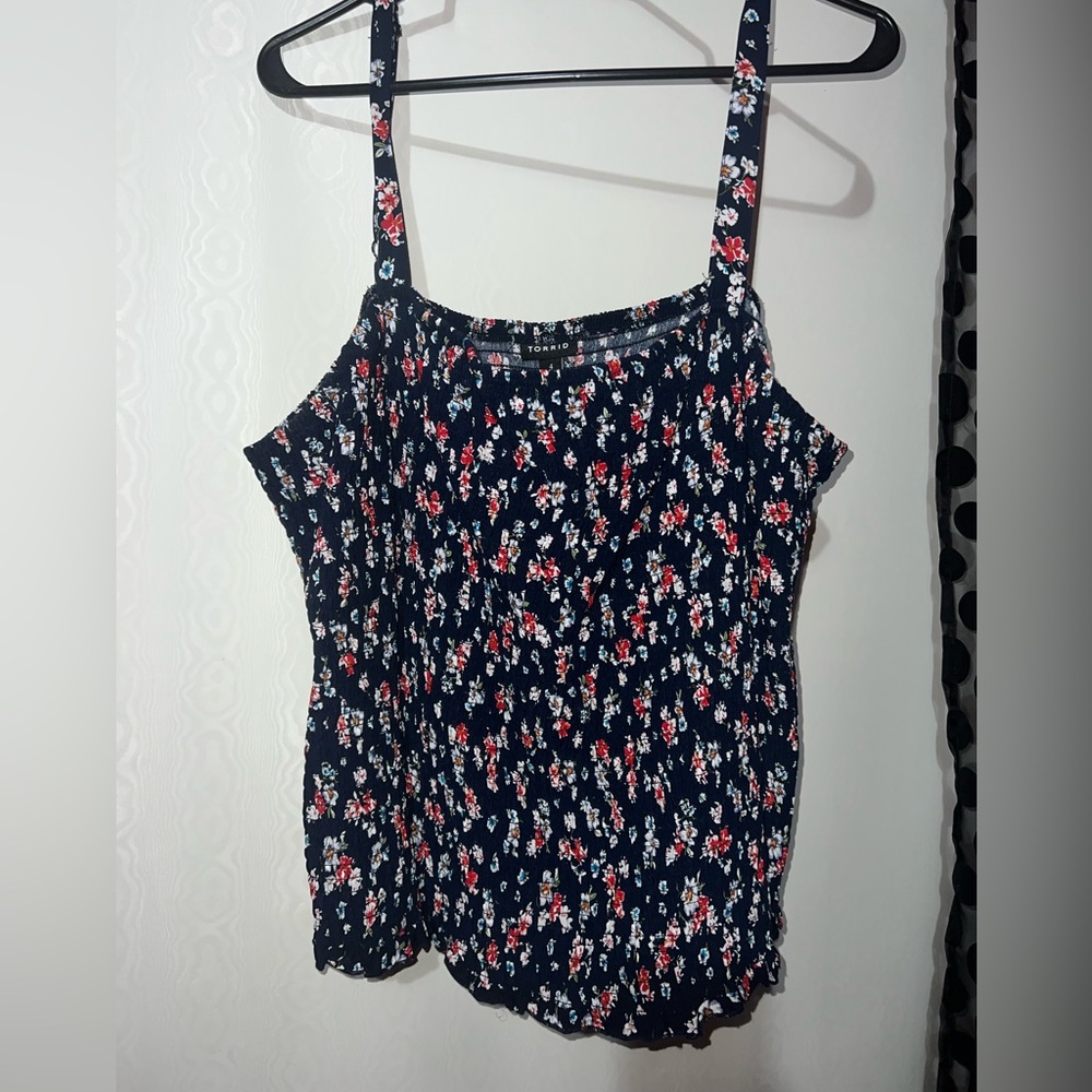 Smocked tank top